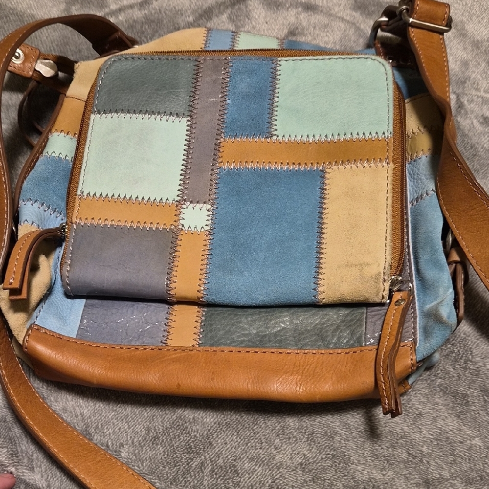 Fossil Multicolor Patchwork Crossbody Bag - Picture 6 of 8